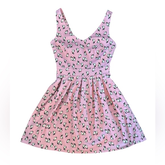 Frenchie Lovers Pink Dress - Picture 2 of 8